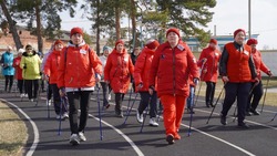 Новооскольские пенсионеры отметили 10 – летие «Крымской весны» спортивной пешеходной прогулкой