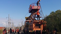 Экстренные службы Нового Оскола завершили восстановление первой линии железнодорожного полотна