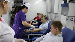 Белгородцы сдали кровь для пострадавших в дорожно-транспортных происшествиях