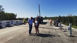 Строители вышли на финальный этап ремонта моста по улице 1 мая в Новом Осколе