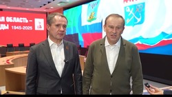 Вячеслав Гладков встретился с губернатором Ленинградской области Александром Дрозденко