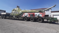 Вертолёт МИ-2 появился в Новом Осколе