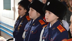 Учащиеся Старобезгинской школы произнесли клятву кадета-казака