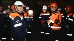Вячеслав Гладков поблагодарил коллектив Яковлевского ГОКа за их труд