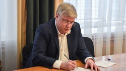 Глава администрации Новооскольского округа Андрей Миськов провел плановый личный прием граждан
