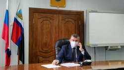 Глава администрации Новооскольского округа Андрей Гриднев провёл прямую линию