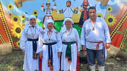 Новооскольский фольклорный ансамбль «Истоки» побывал на фестивале «На родине Маничкиной»,