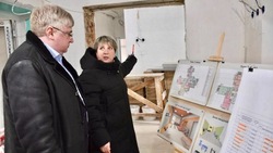 Руководитель Новооскольского округа Андрей Миськов проверил ход капремонта в детском саду № 8