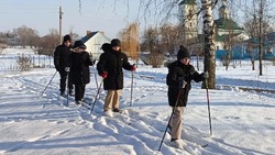 Юнармейцы Беломестненской школы совершили лыжный поход по историческим местам малой Родины