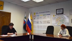 Первый заместитель главы администрации Новооскольского округа по соцполитике провела личный приём
