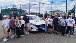 В Новооскольском округе стартовала акция «Мои безопасные каникулы» с участием сотрудников ГАИ