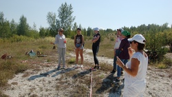Новооскольские школьники побывали на учебной экскурсии в окрестностях села Песчанка