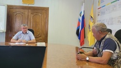 Глава администрации Новооскольского округа провёл очередной приём граждан по личным вопросам