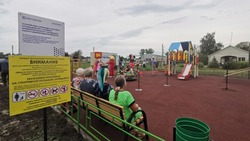 Новая спортивно – игровая площадка появилась в посёлке Полевой Новооскольского городского округа
