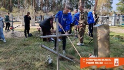 Новооскольские «Волонтёры Победы» привели в порядок воинские захоронения 