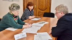 Первый заместитель главы администрации Новооскольского округа Андрей Миськов провел личный прием 