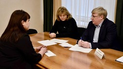 Первый заместитель главы администрации Новооскольского округа провел очередной прием жителей 