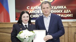 Вячеслав Гладков поздравил полицейских Белгородской области с днем сотрудников МВД