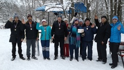 Около 50 человек приняли участие в массовом забеге на лыжах