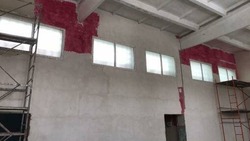 Капитальный ремонт спортивного зала стартовал в Беломестненской СОШ Новооскольского округа