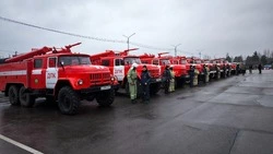 Смотр противопожарной техники города и сельских территорий прошёл в Новооскольском округе