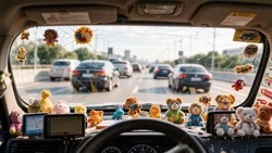 Госавтоинспекция предупредила о штрафах за предметы на лобовом стекле, ограничивающие обзор