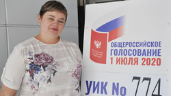 Старшая медсестра Ольга Фиронова побывала на избирательном участке