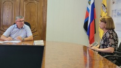 Глава администрации Новооскольского округа провёл очередной личный приём