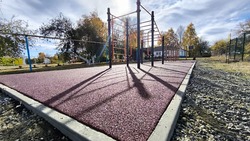 Новая спортивно – игровая площадка появилась в селе Богородское Новооскольского округа