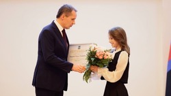Вячеслав Гладков рассказал о вручении губернаторских стипендий школьникам в номинации «Спорт»