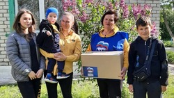 Депутаты и волонтёры доставили продуктовые наборы жителям Новооскольского округа
